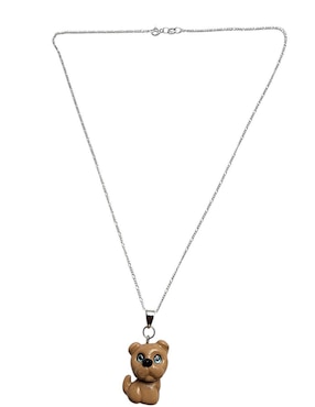 Collar de perro Limerence By Claudia Herrera Pug de plata P 925