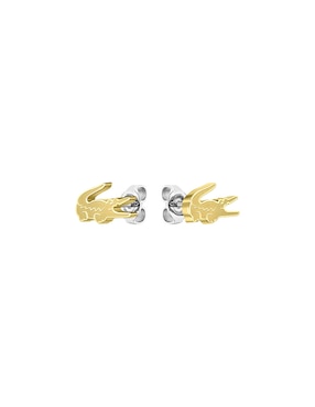 Broqueles de cocodrilo Lacoste Crocodile con acabado brillante