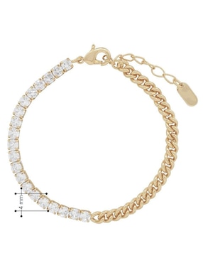Pulsera Horoz 18 K con acabado chapa de oro