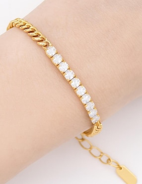 Pulsera Horoz 18 K con acabado chapa de oro