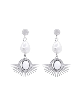 Aretes largos Oro Angelus