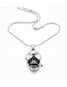Collar con dije de calavera Nira