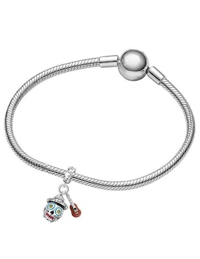 Charm de cráneo Glamcharm de plata P 925