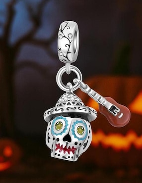 Charm de cráneo Glamcharm de plata P 925