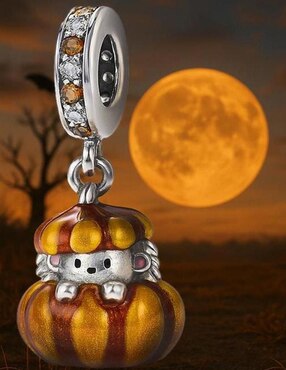 Charm de erizo Glamcharm de plata P 925