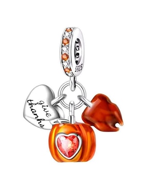 Charm de calabaza Glamcharm de plata P 925