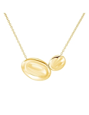 Collar con dije ovalado Les Néréides Clsssic Revisite de plata P 925