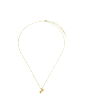 Collar con dije de gota Les Néréides Classic Revisite de plata 18 K