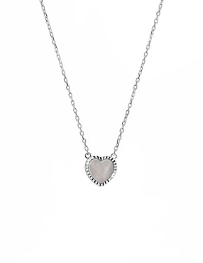 Set de collar y aretes Sofia Blum de plata P 925 circonita