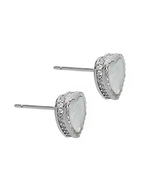 Set de collar y aretes Sofia Blum de plata P 925 circonita