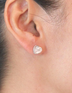 Set de collar y aretes Sofia Blum de plata P 925 circonita