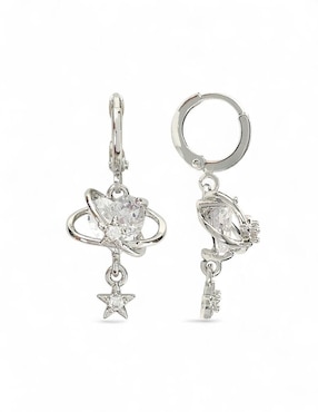 Aretes y collar Og zirconia