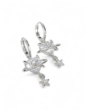 Aretes y collar Og zirconia