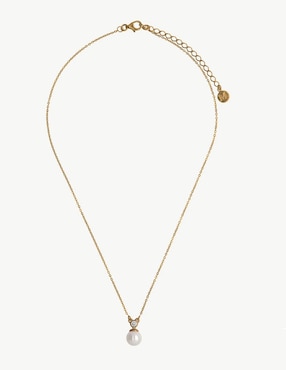 Collar con dije Majorica Selene de plata P 925
