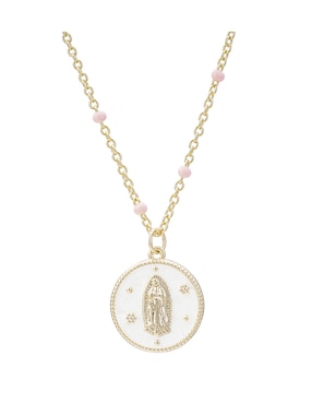 Collar de virgen Carmela Mía de baño de oro 14 K