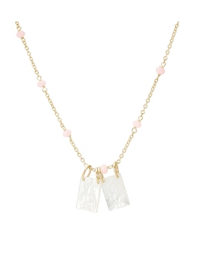 Collar de virgen Carmela Mía de baño de oro 14 K