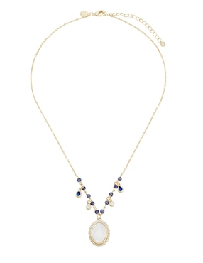 Collar de virgen Carmela Mía de baño de oro 14 K