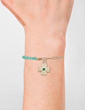 Pulsera Carmela Mía Golden Circonias