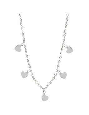 Collar de corazón Anante de plata P 925