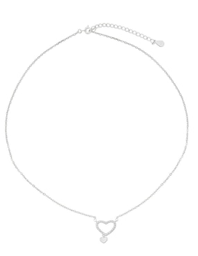 Gargantilla de corazón Horoz de plata P 925