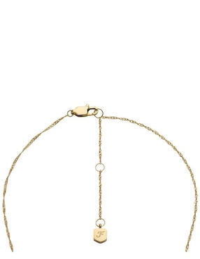 Collar con dije ovalado Fossil Sutton