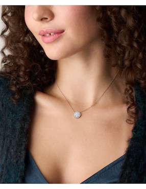 Collar con dije Fossil Merrit