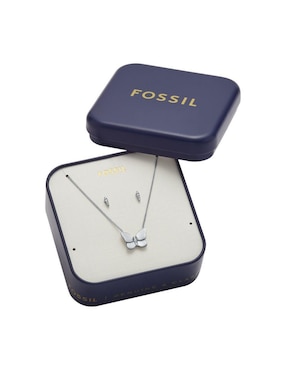 Aretes y collar de mariposa Fossil Sutton cristal