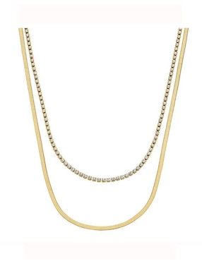 Collar de varios hilos Fossil Ellis