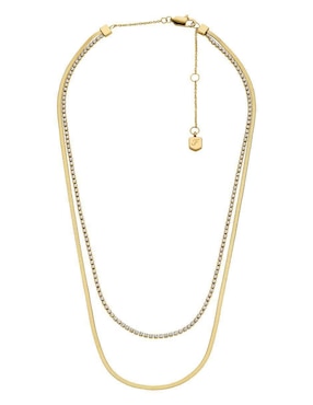 Collar de varios hilos Fossil Ellis