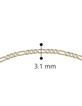 Collar de eslabones Horoz 18 K