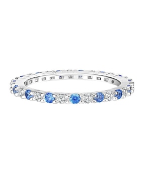 Anillo Gladkova Joyería P 925 de plata aguamarina pavé