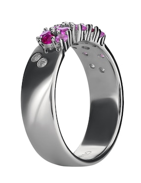 Anillo Gladkova Joyería P 925 de plata zafiro pavé