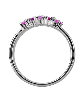 Anillo Gladkova Joyería P 925 de plata zafiro pavé