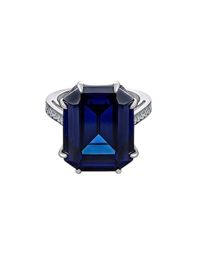 Anillo Gladkova Joyería P 925 de plata zafiro brillante