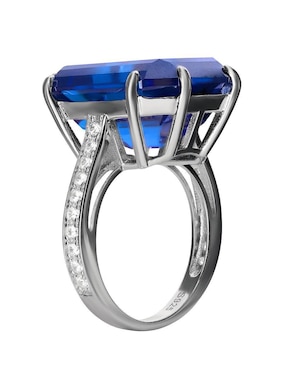 Anillo Gladkova Joyería P 925 de plata zafiro brillante
