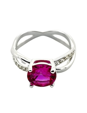 Anillo Zvezda Élan P 925 de plata circonita brillante