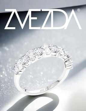 Anillo Zvezda Élan P 925 de plata circonita brillante