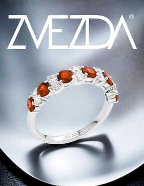 Anillo Zvezda Élan P 925 de plata circonita brillante