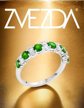 Anillo Zvezda Élan P 925 de plata circonita brillante