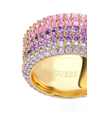 Anillo Guess Essenza circonita pavé