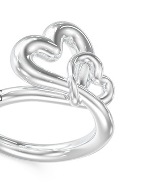 Anillo de corazón Guess Love Bites brillante