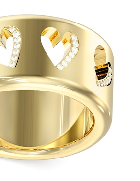 Anillo de corazón Guess By Your Side circonita pavé
