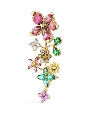 Aretes de flor Guess con acabado pavé circonita