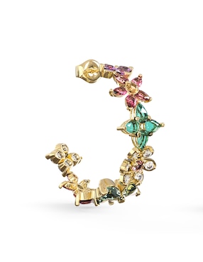 Aretes de flor Guess con acabado pavé circonita