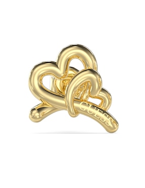 Aretes de corazón Guess con acabado brillante