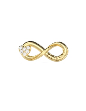 Aretes de infinito Guess con acabado pavé circonita