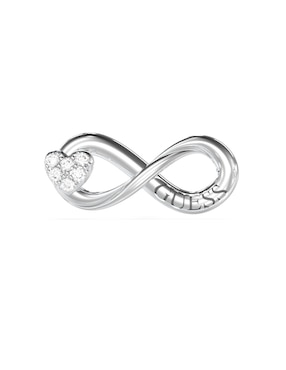 Aretes de infinito Guess con acabado pavé circonita