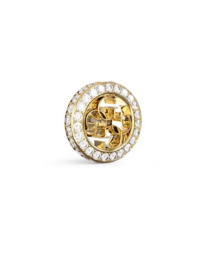 Aretes cortos de estrella Guess Secret garden con acabado pavé circonita