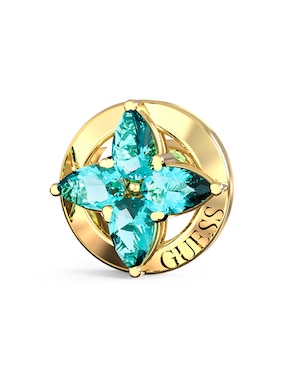 Aretes cortos de estrella Guess Secret garden con acabado pavé circonita