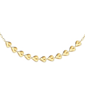 Collar de corazón Guess de acero inoxidable